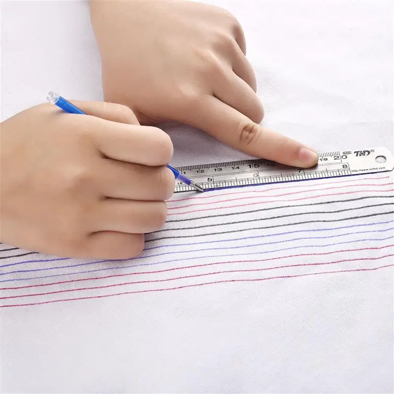 10Pcs/Set Heat Erasable Magic Marker Pen Temperature Disappearing Fabric Fabric Pens Line Marking DIY Craft Sewing Accessories thumbnail 6