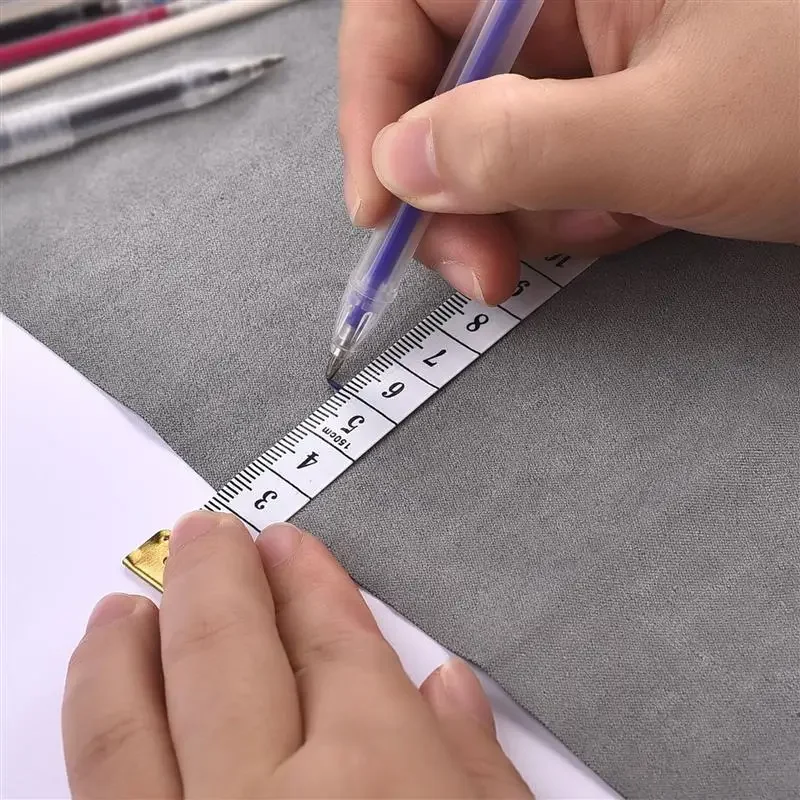 10Pcs/Set Heat Erasable Magic Marker Pen Temperature Disappearing Fabric Fabric Pens Line Marking DIY Craft Sewing Accessories thumbnail 2