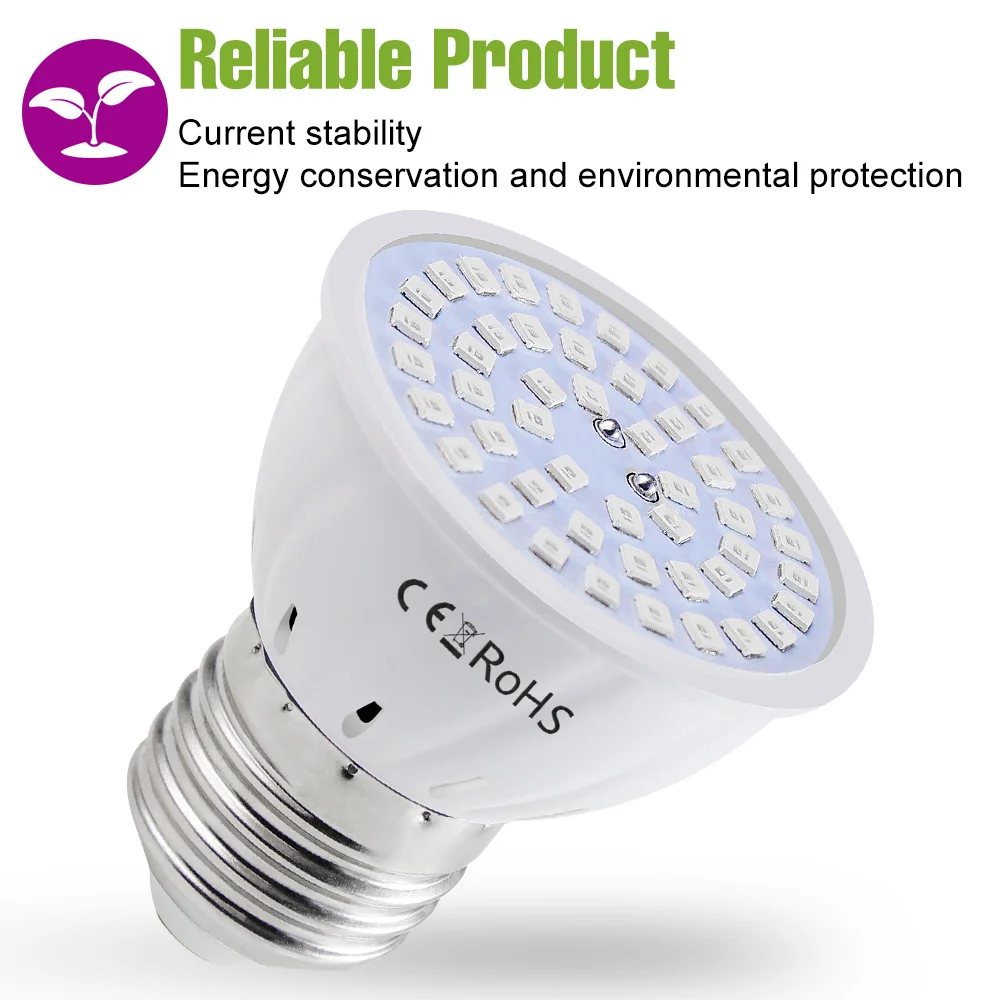 9W LED Full Spectrum Grow Bulb E27 Indoor Hydroponic Growth Box E14 Succulent Seedings 220V Greenhouse Tent Cultivation Lighting thumbnail 3