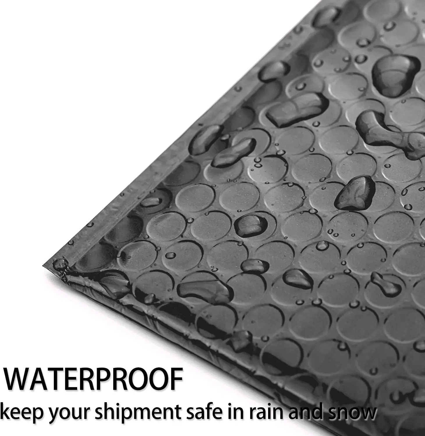 20 Pcs Bubble Envelopes - Large Size Black Bubble Mailers Self Seal, Waterproof Postal Bags for Protecting Mailing & Packaging thumbnail 3