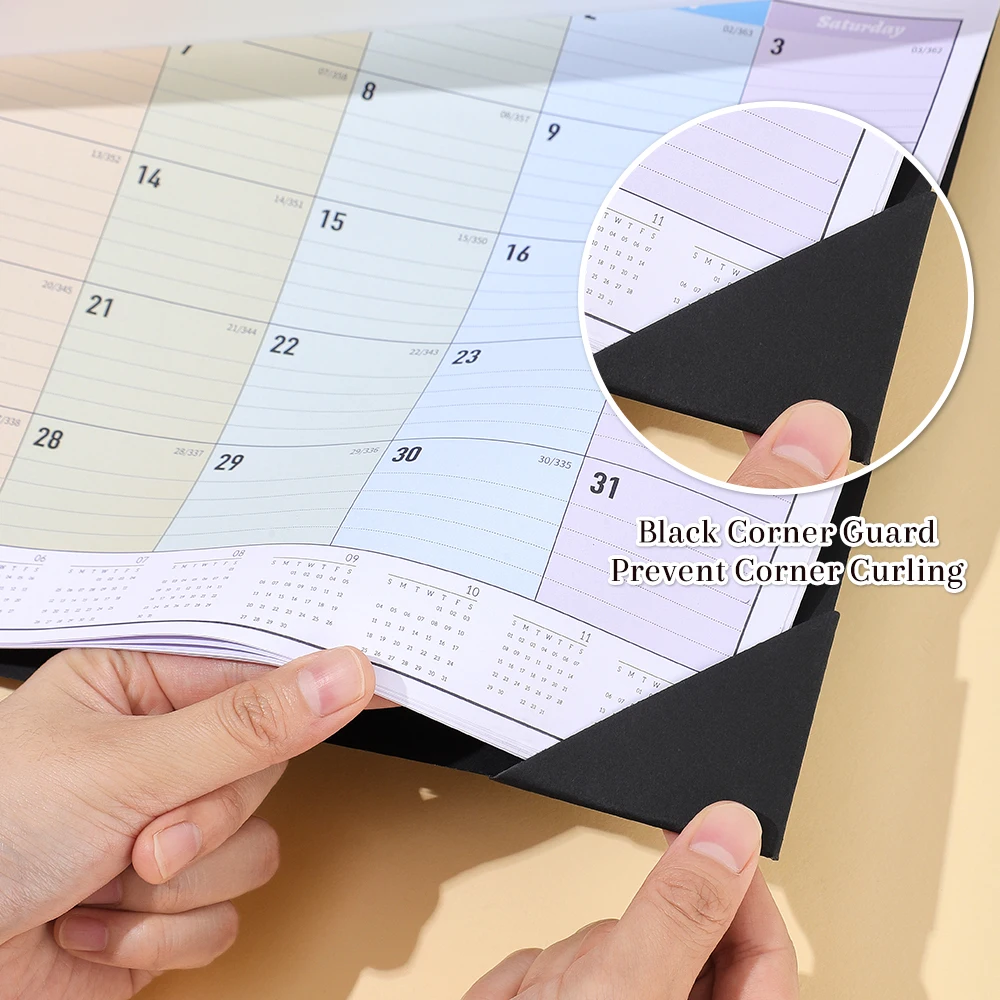 2026 Monthly Wall Calendar 12-Month Large Format Planner With Waterproof Transparent Cover For Home School Office (Jan-Dec 2026) thumbnail 4