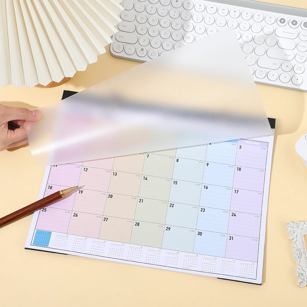 2026 Monthly Wall Calendar 12-Month Large Format Planner With Waterproof Transparent Cover For Home School Office (Jan-Dec 2026) thumbnail 2