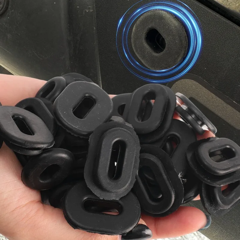 12pcs Motorcycle Black Rubber Buffer Gasket for Vehicle Side Panel Bolt Fixing Ring Body Side Cover Grommet Motor Exterior Parts thumbnail 5