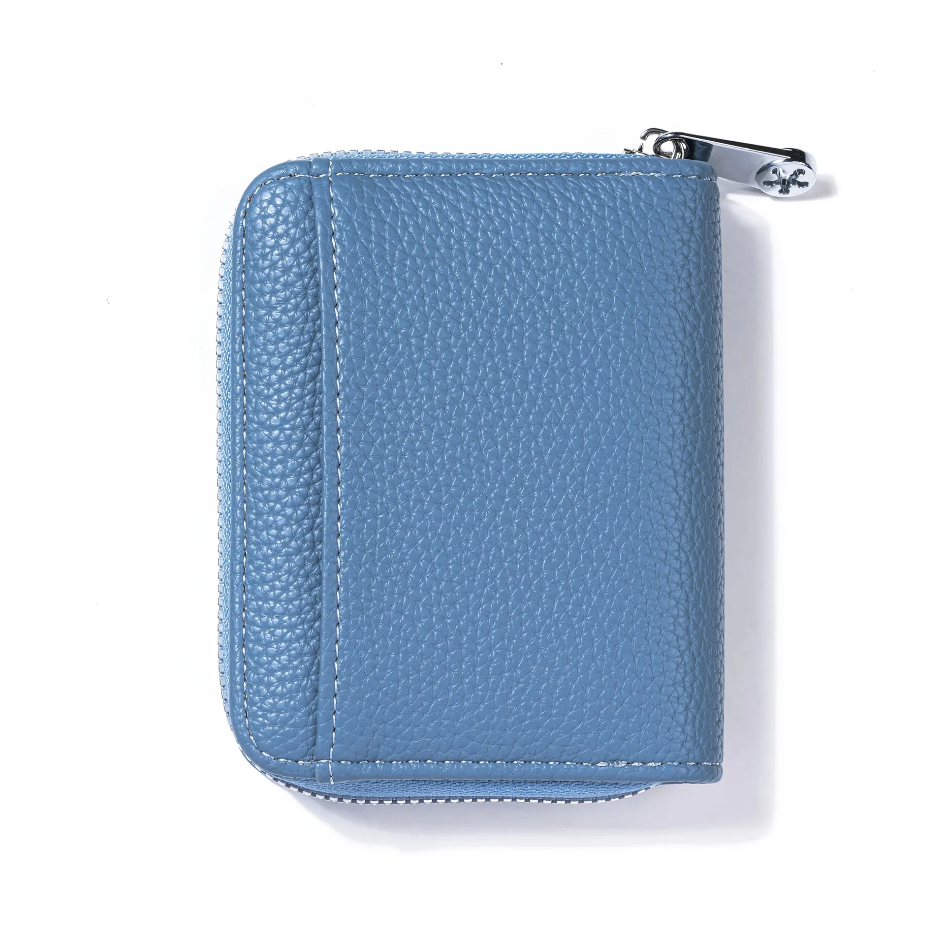 New Simple PU Leather Coin Purse Zipper Mini Wallets Portable Multi-coin Slots Money Bag Card Holder Short Purse for Women Men thumbnail 6