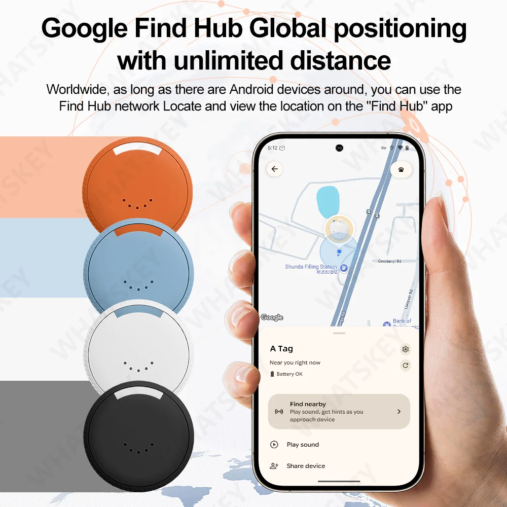 Android Google Find My Smart Gps Tracker Location Portable GPS Tracker Android Anti-Lost Alarm GPS Location Tracker Location Tag thumbnail 2