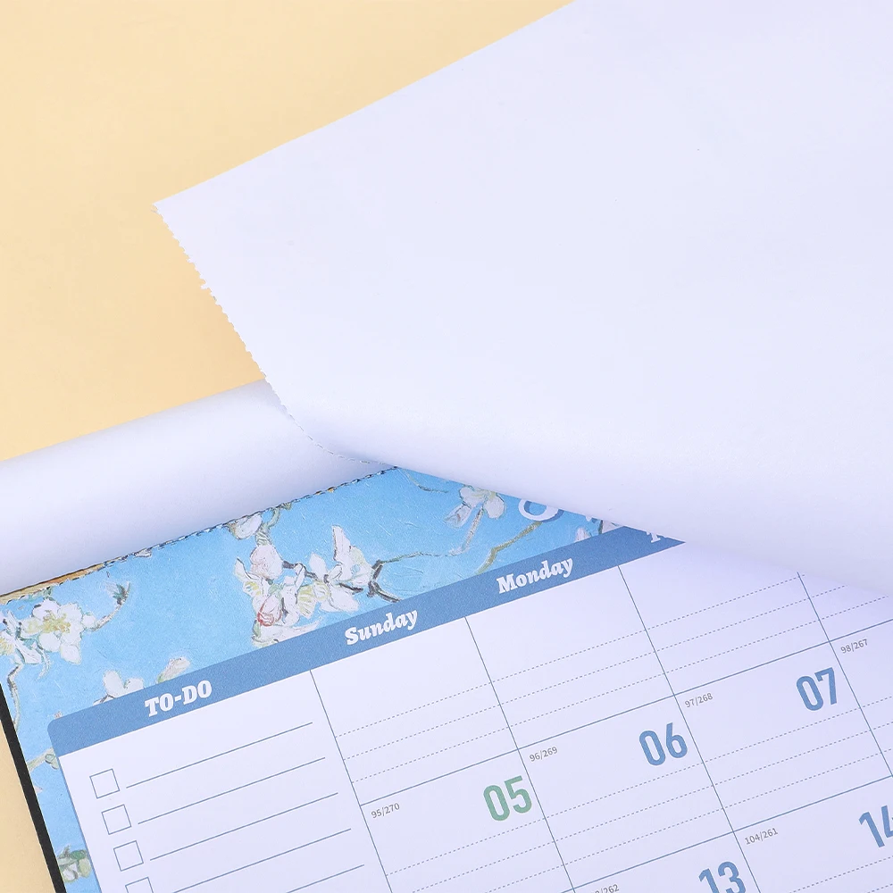 2026 Painting Wall Calendar Thick Paper & Waterproof Cover Large Monthly Desktop Planner For Home Office School (Jan-Dec 2026) thumbnail 3
