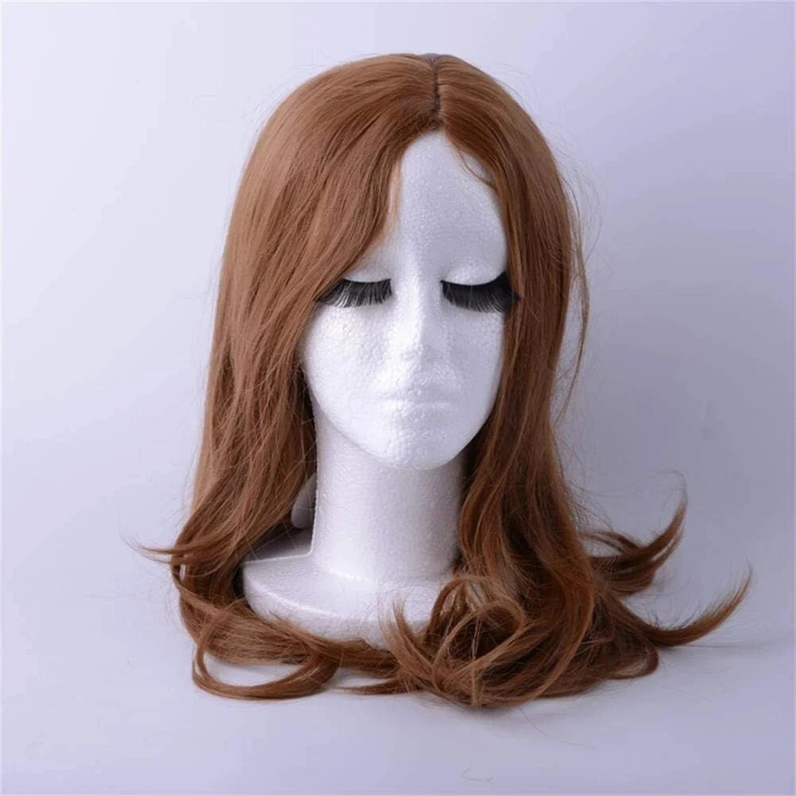 Female Foam Wig Head Female Head Model Wig Hair Hat Display for Arts Crafts DIY Projects Salon Display