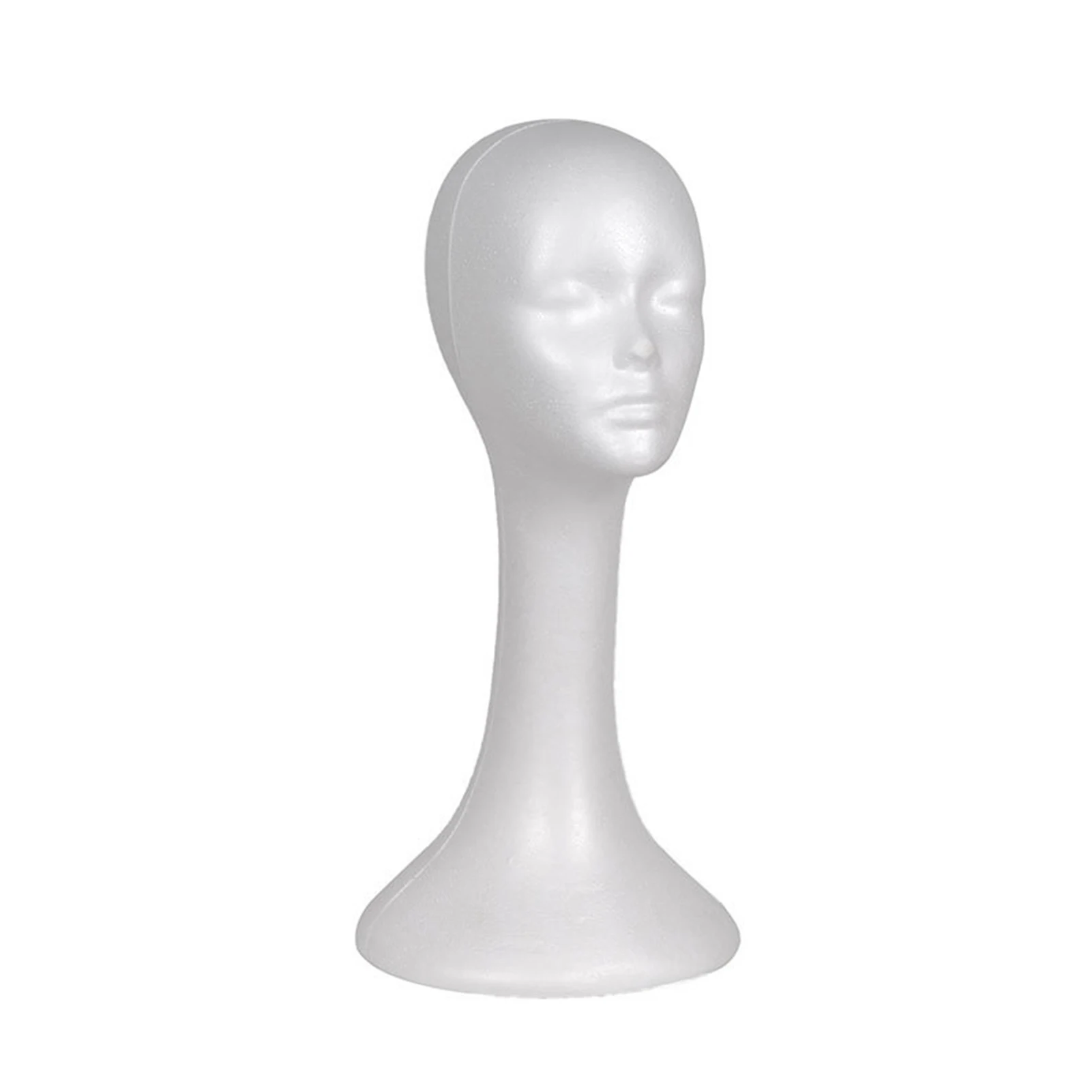 Female Foam Wig Head Female Head Model Wig Hair Hat Display for Arts Crafts DIY Projects Salon Display thumbnail 4