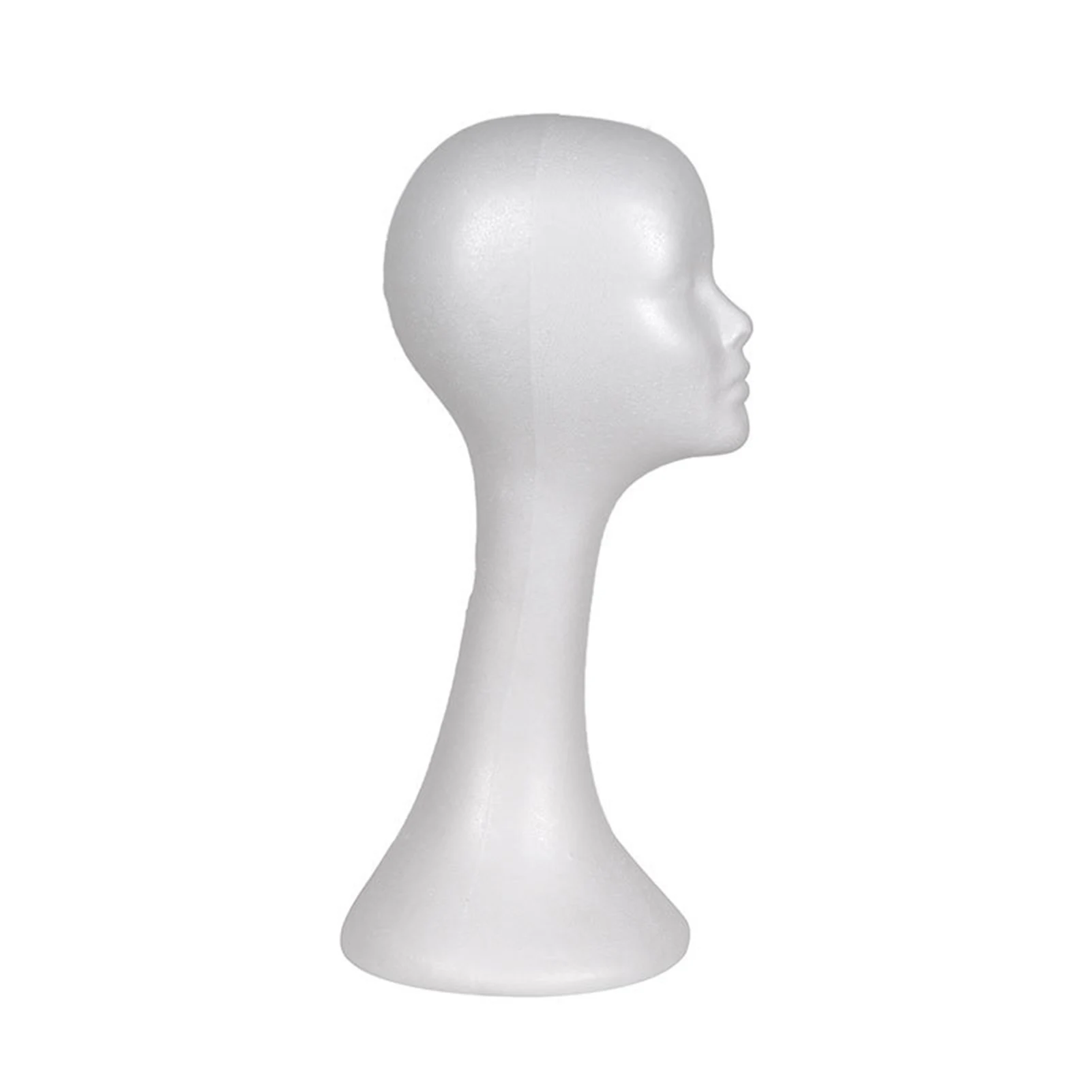 Foam Wig Head Stand Lightweight Wig Head Foam Wig Stand for Display Hair Hats Hairpieces Mask Salon thumbnail 3