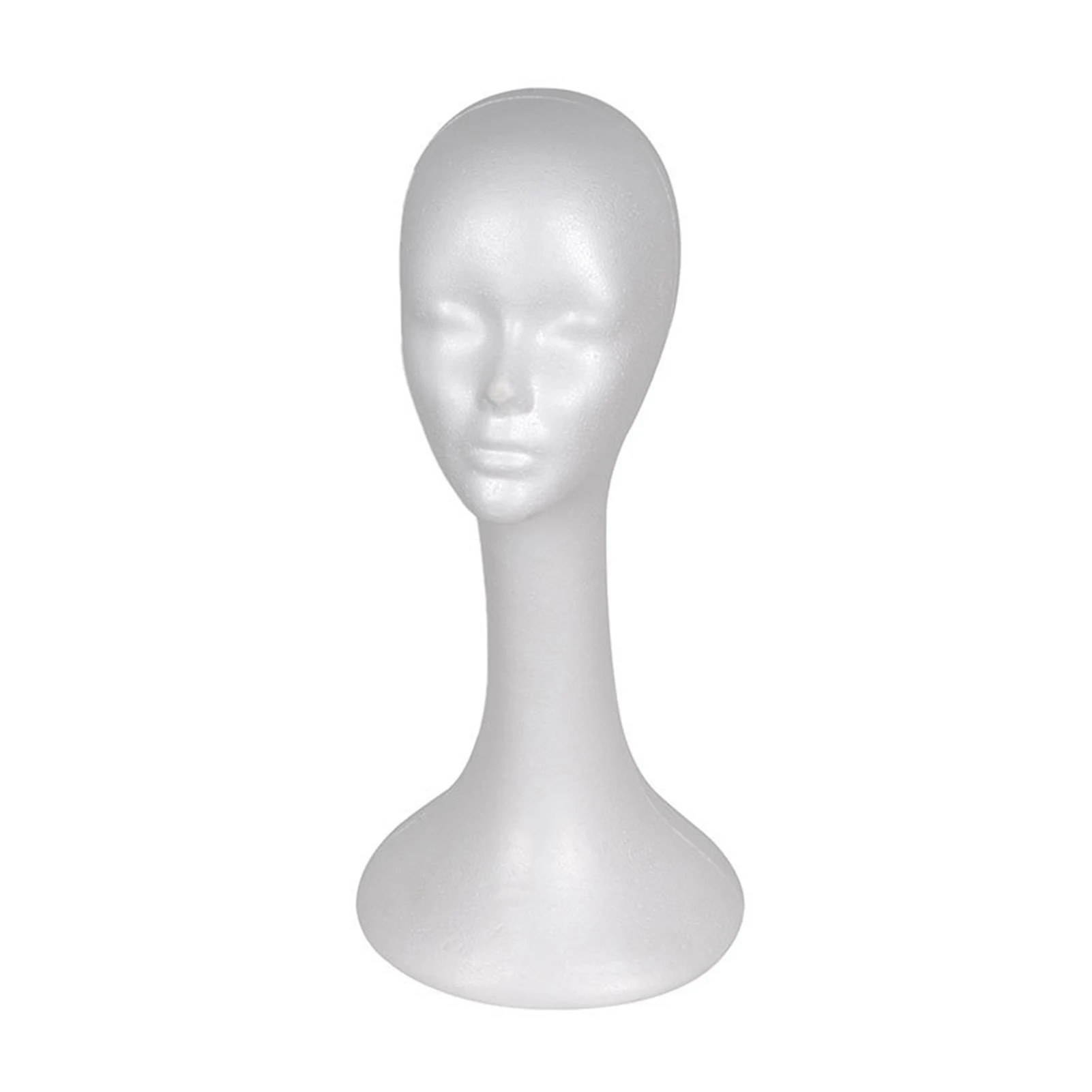 Foam Wig Head Stand Lightweight Wig Head Foam Wig Stand for Display Hair Hats Hairpieces Mask Salon thumbnail 6