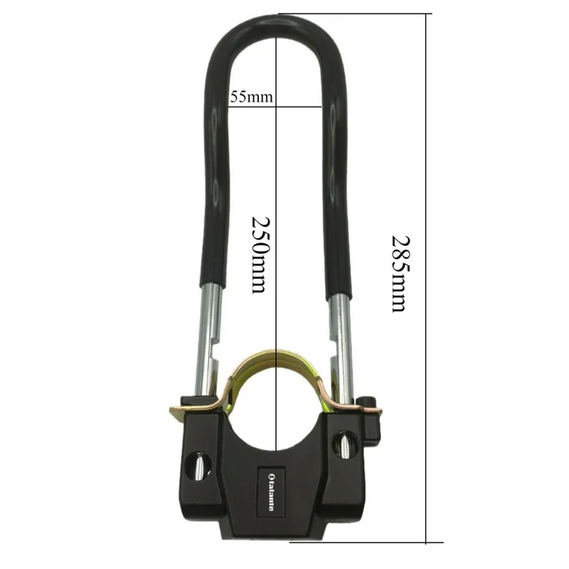 Falante aluminum alloy motorcycle safety anti-theft front fork lock, men's front shock absorber fixed motorcycle locK  2 colors thumbnail 3