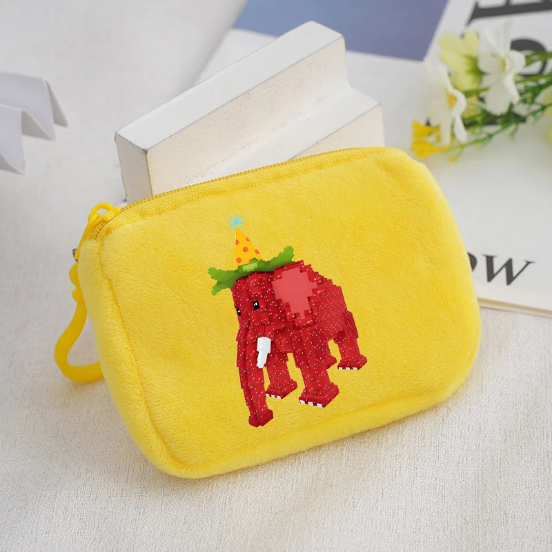 Steal A Brainrot Square Coin Purses Cartoon Game Mini Zipper Wallets Printed Portable Pouches Key Change Storage Bags Kids Gift thumbnail 4