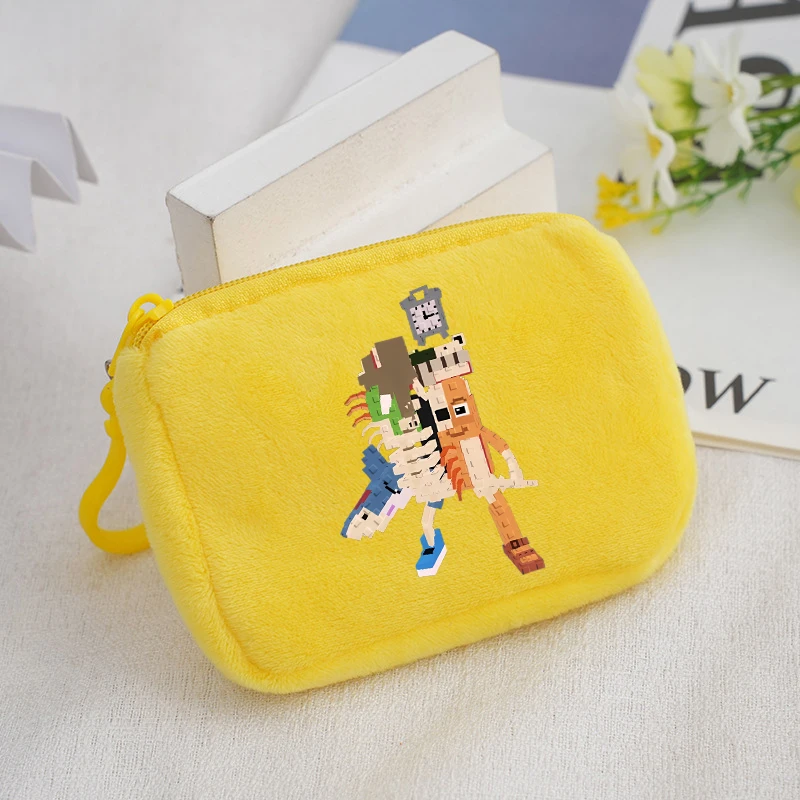 Steal A Brainrot Square Coin Purses Cartoon Game Mini Zipper Wallets Printed Portable Pouches Key Change Storage Bags Kids Gift thumbnail 6
