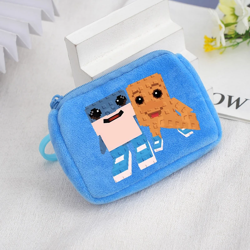 Steal A Brainrot Square Coin Purses Cartoon Game Mini Zipper Wallets Printed Portable Pouches Key Change Storage Bags Kids Gift thumbnail 3
