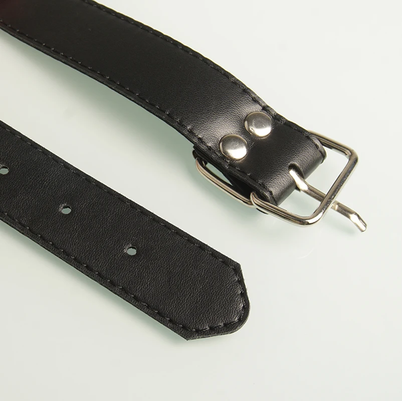 BDSM Blindfold Eye Mask Faux Leather,Bondage Restraints,Sex Toys for Couples,SM Adult Games,Role Play thumbnail 5