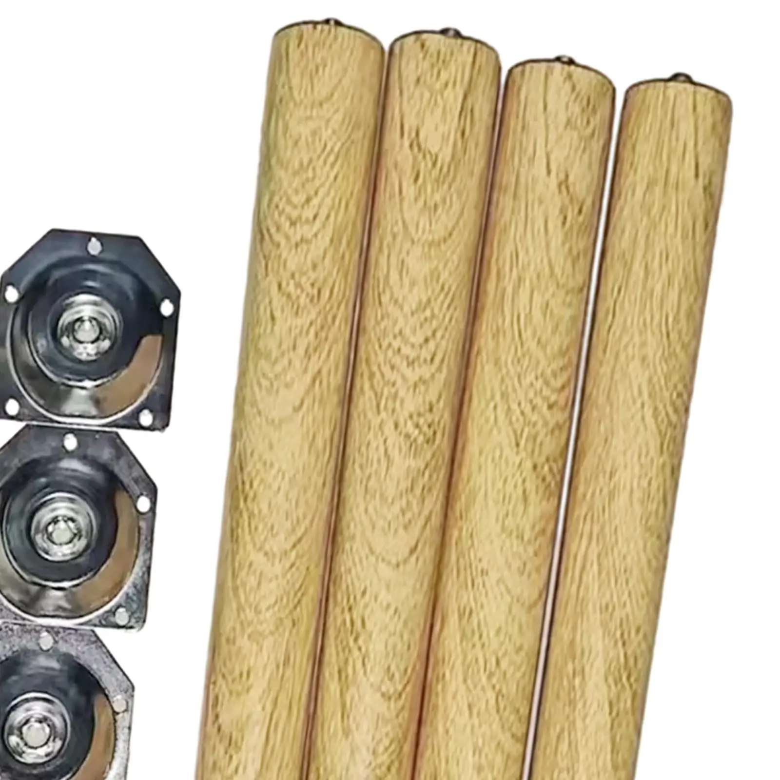 4 Pieces Wooden Furniture Legs Wood Table Legs Tapered Replace Parts Desk Chair Legs for Coffee Table Mini Desk Side Table thumbnail 5