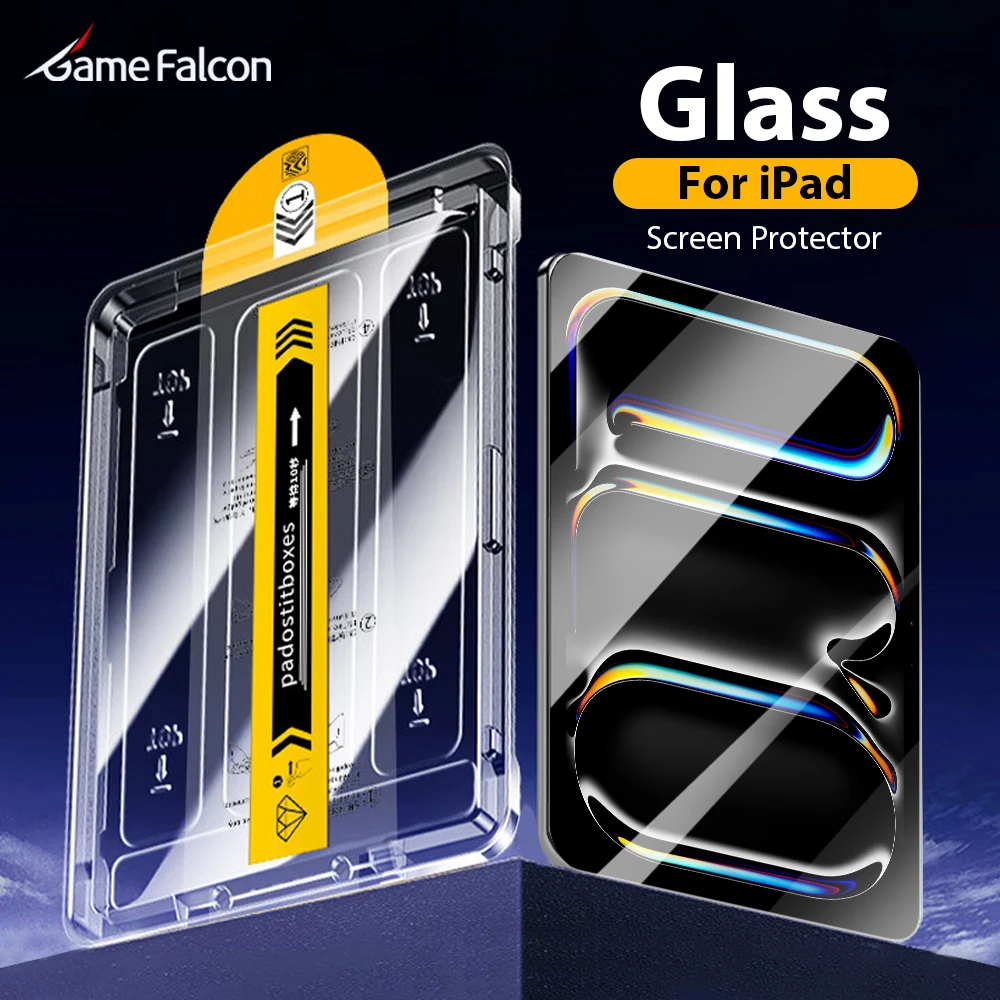 Tempered Glass For iPad Pro 11th 13 M4 M5 12.9 2025 Screen Protector A16 10th 9th 10 9 Generation Air 11 M3 M2 4 5 Mini 7 6 Film