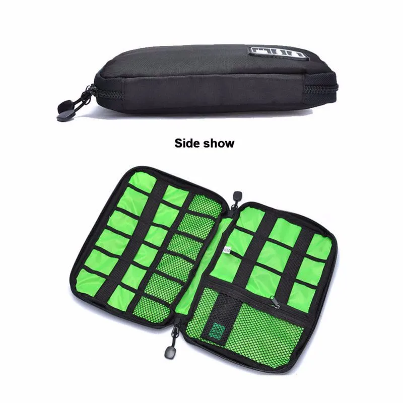 Storage Bag System Kits Case USB Data Cable Earphones Power Bank Digital Gadget Devices Travel Bags Waterproof Cable Storage Bag thumbnail 3
