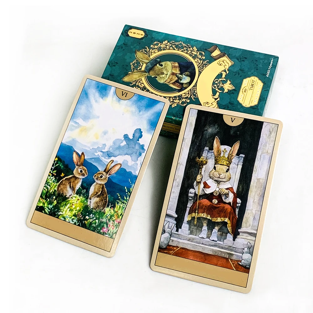 2025 New Tarot Cards 78 Card Tarot Deck English Version Destiny Prediction Divination Board Game Family Gathering Card Game thumbnail 3