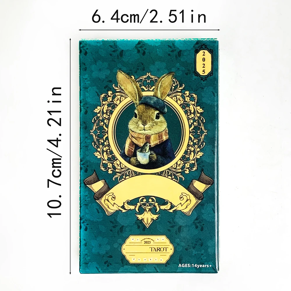 2025 New Tarot Cards 78 Card Tarot Deck English Version Destiny Prediction Divination Board Game Family Gathering Card Game thumbnail 6