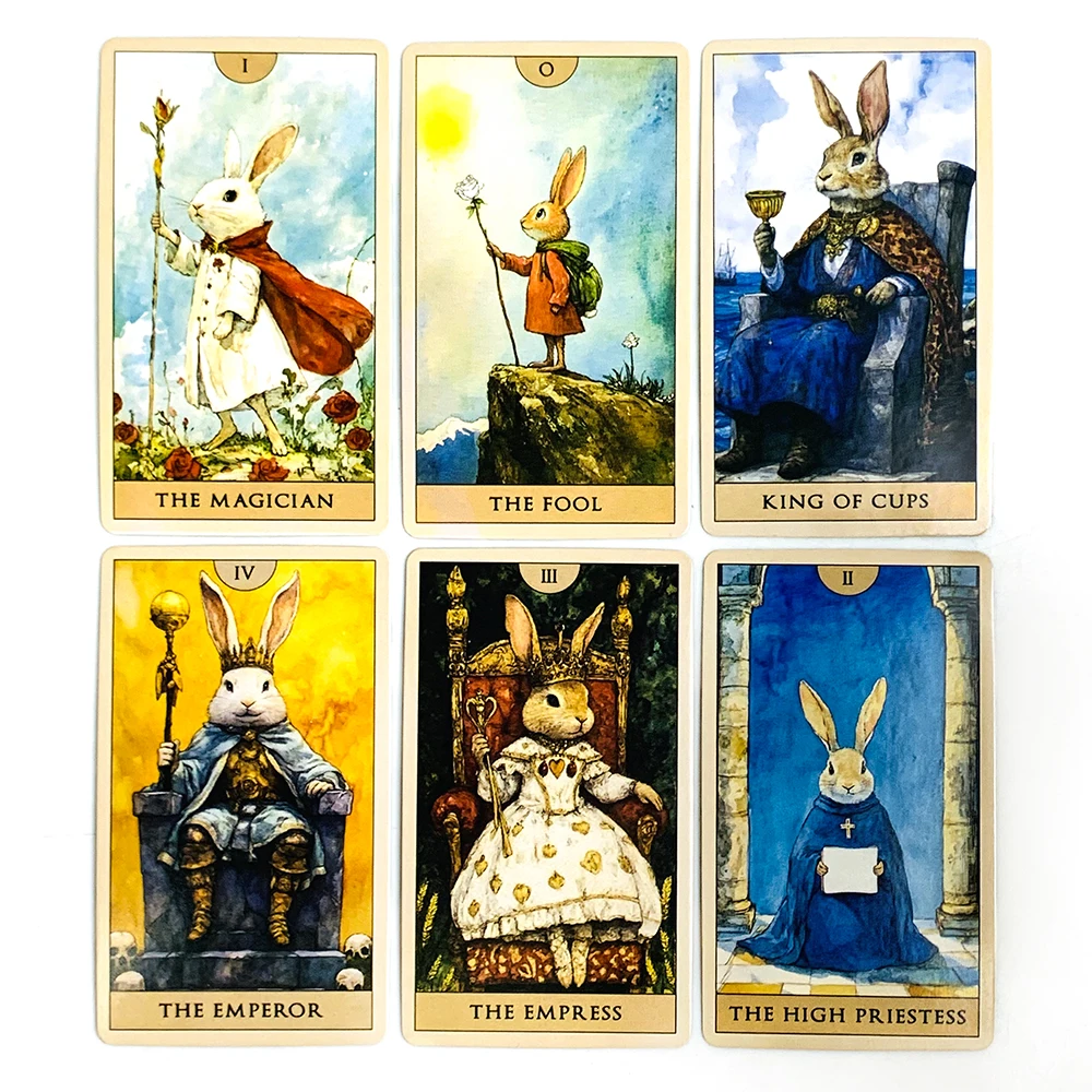 2025 New Tarot Cards 78 Card Tarot Deck English Version Destiny Prediction Divination Board Game Family Gathering Card Game thumbnail 4