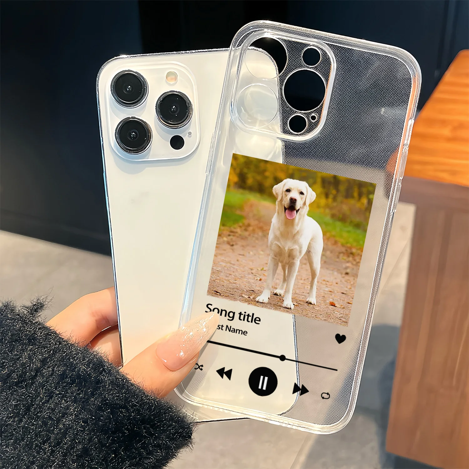 DIY Your Photo Clear Soft Phone Case For iPhone 17 16 15 14 13 12 11 Pro Xs Max X XR Mini 16e 7 8 Plus SE 2020 2022 Back Cover thumbnail 3