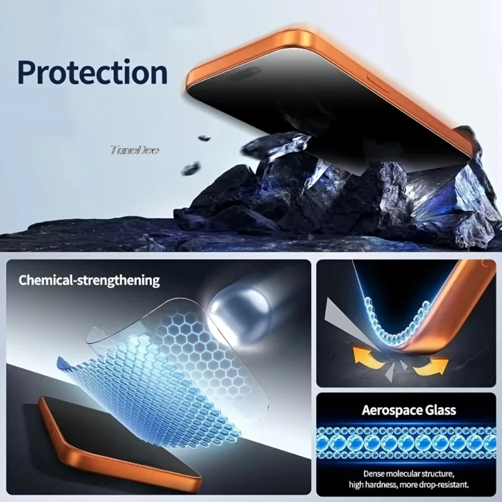 1-3Pcs Matte Screen Protector For iPhone 17 Pro Max 16 15 14 13 12 11 X XR XS Max 6 7 8 Plus SE Tempered Glass Protective Film thumbnail 2