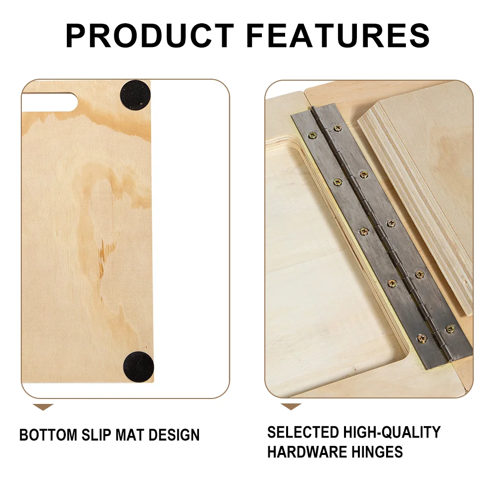 Slant Board for Calf Stretching Wooden 551LBS Weight Capacity Adjustable Slant Board Flexibility Recovery StrengthTraining thumbnail 6