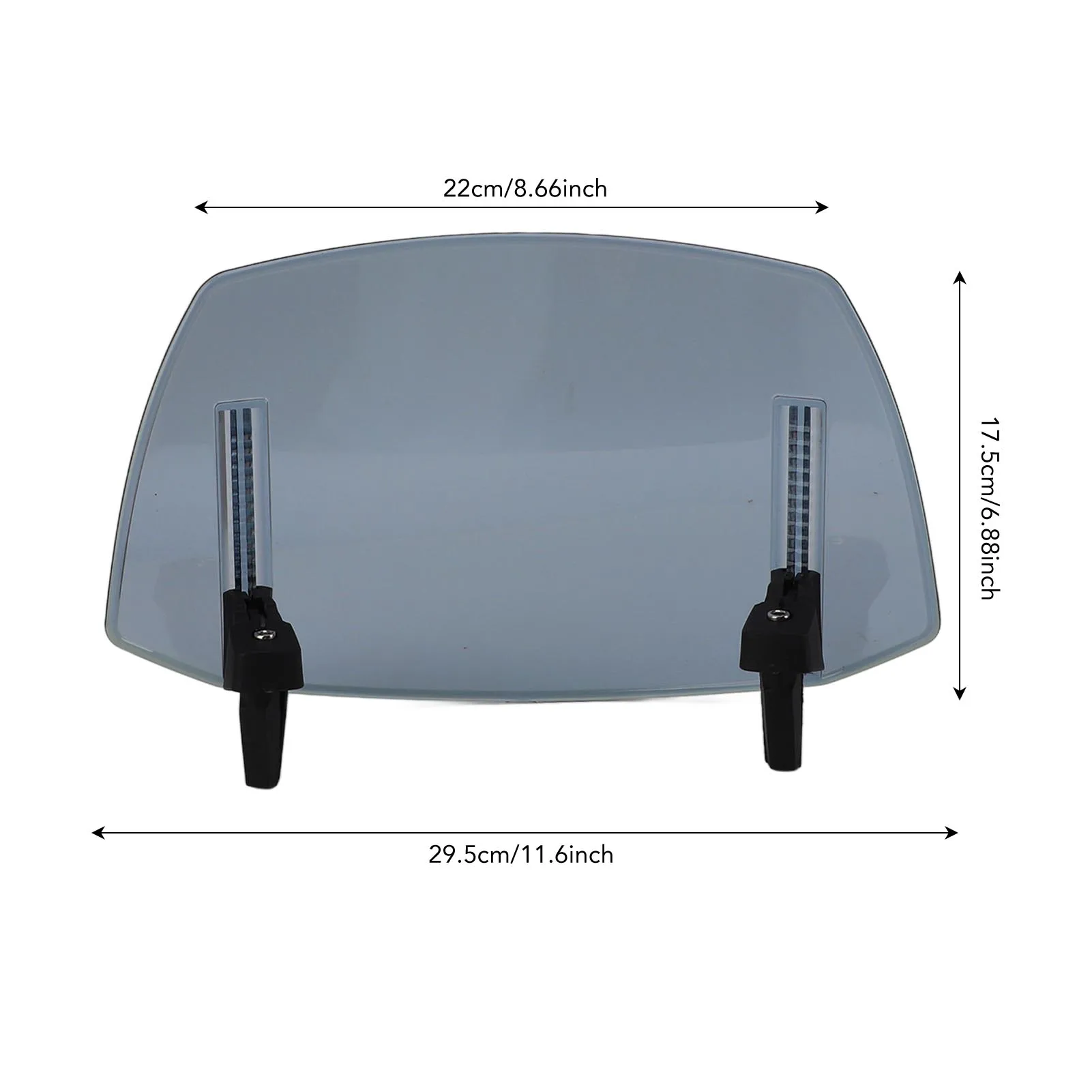 Wind Deflector Cool Design Increase Ride Comfort Motorcycle  Reduce Wind Resistance Noise Reduction for Motorbikes thumbnail 4