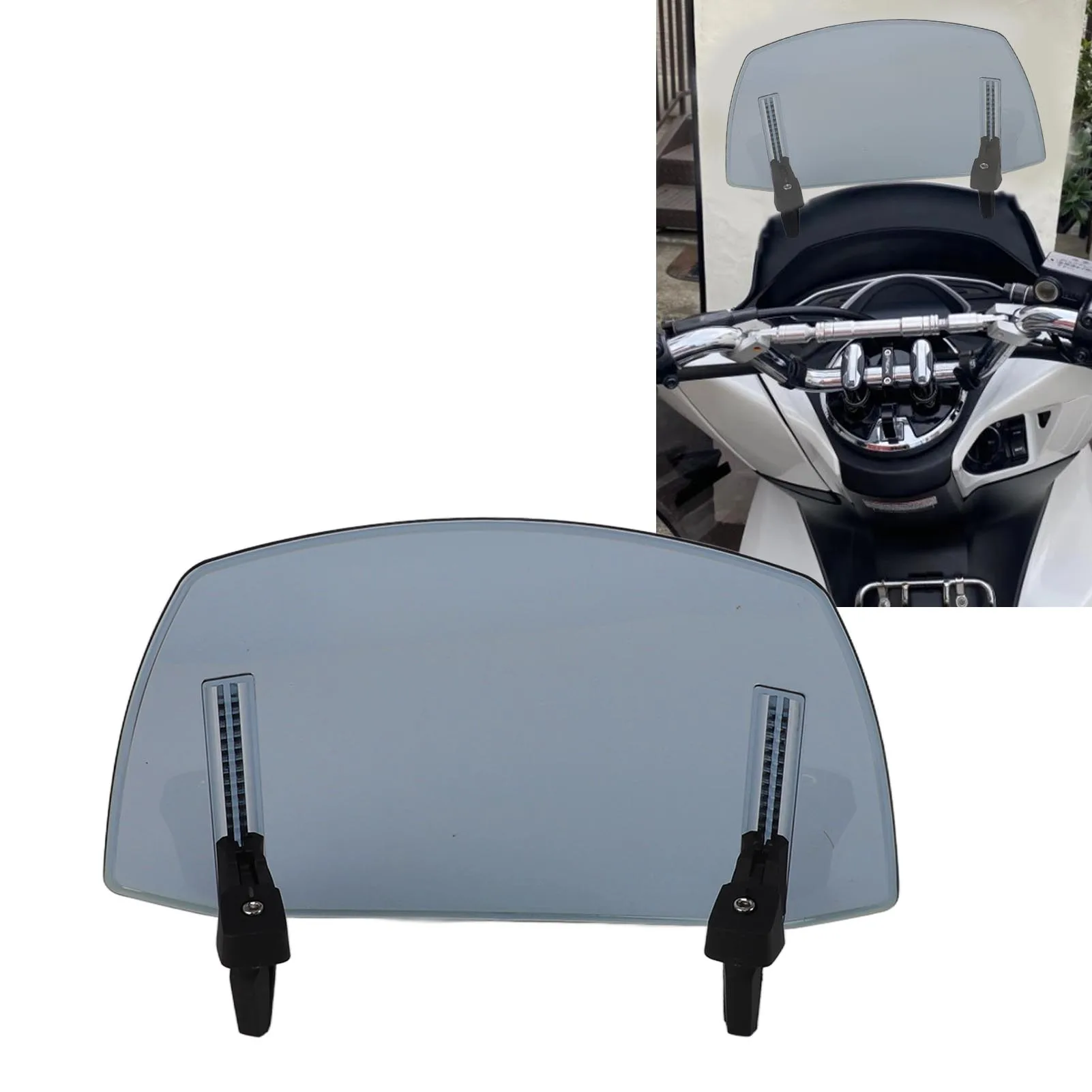 Wind Deflector Cool Design Increase Ride Comfort Motorcycle  Reduce Wind Resistance Noise Reduction for Motorbikes thumbnail 5