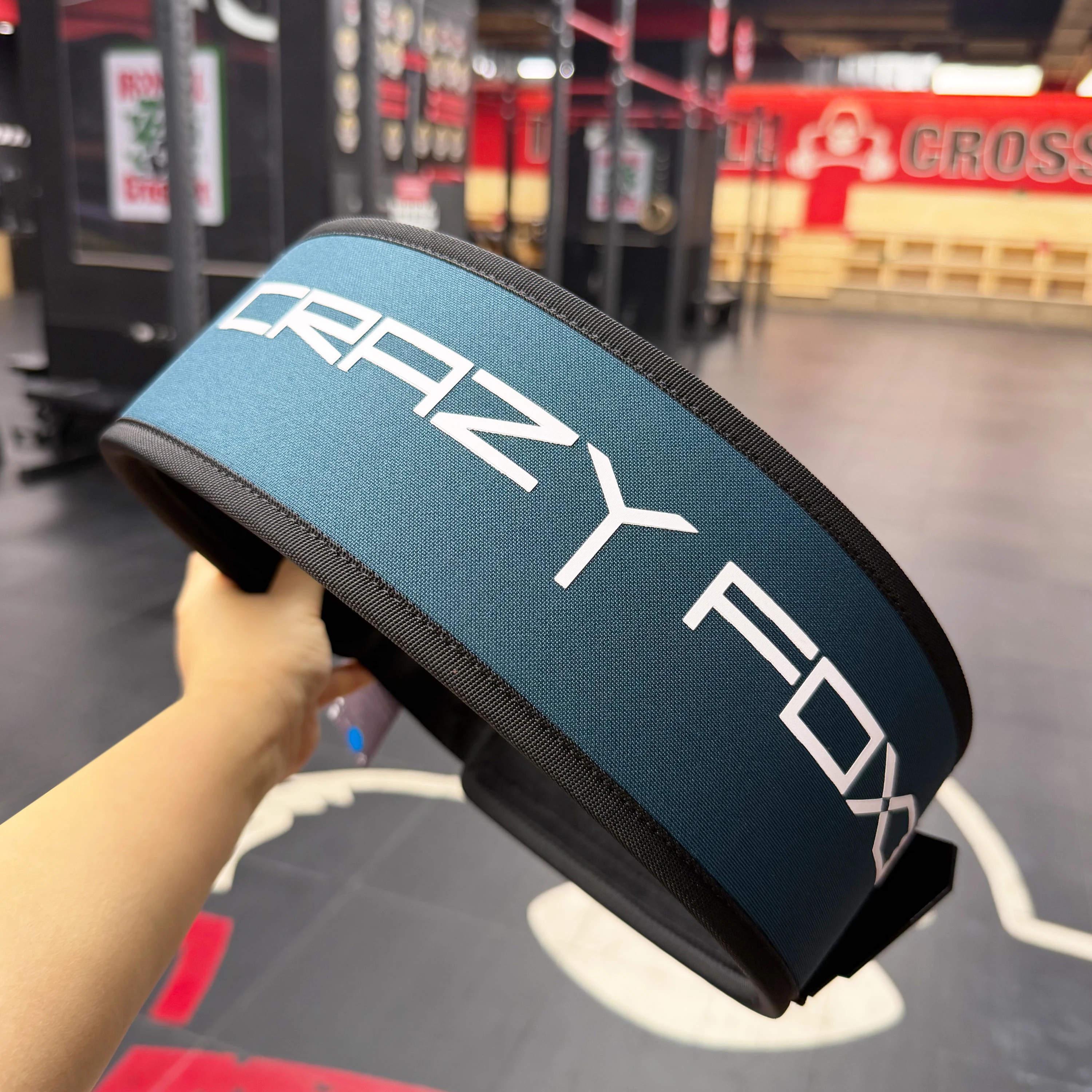 Crazyfox Gym Weight Lifting Belt Adjustable Curve Padded Back Lumbar Support Squatting Dumbbell Barbel Fitness Strength Training thumbnail 2