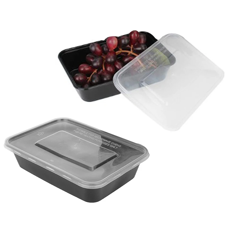 10 Pcs Microwavable Food Meal Storage Containers Reusable Lunch Boxes Bento Box High Quality Durable Reusable Practical thumbnail 6