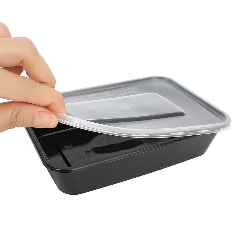 10 Pcs Microwavable Food Meal Storage Containers Reusable Lunch Boxes Bento Box High Quality Durable Reusable Practical thumbnail 4
