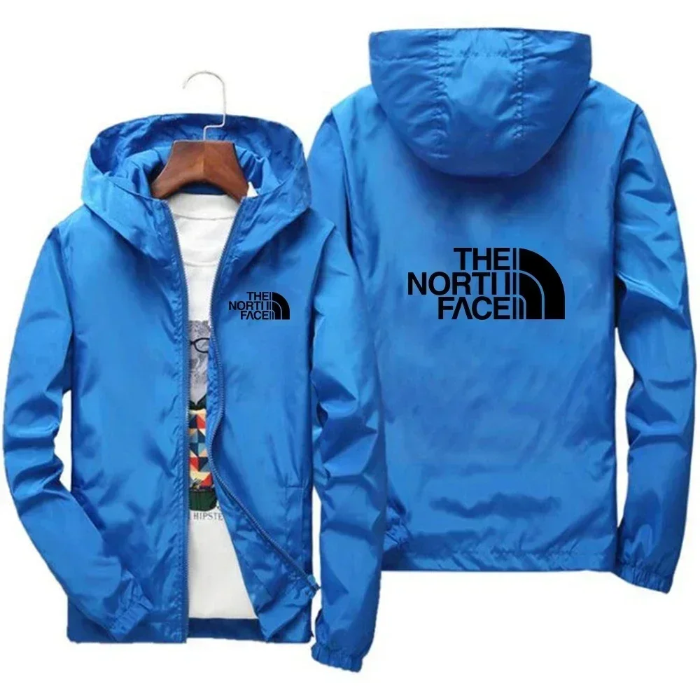 2025 Men's Fashion Windproof Zipper Hooded Jacket Casual Outdoor Sportswear for Streetwear Running and Daily Comfortable Wear thumbnail 5