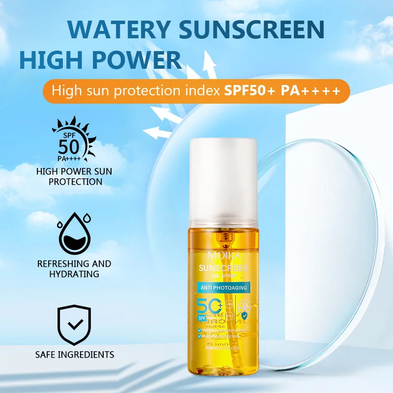 Long-Lasting Moisturizing Sunscreen Spray, Moisturizing and Uv-Resistant, Lightweight and Breathable, Safe and Gentle thumbnail 4