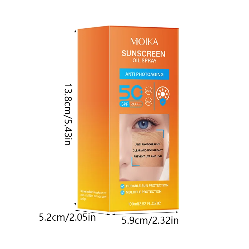 Long-Lasting Moisturizing Sunscreen Spray, Moisturizing and Uv-Resistant, Lightweight and Breathable, Safe and Gentle thumbnail 6