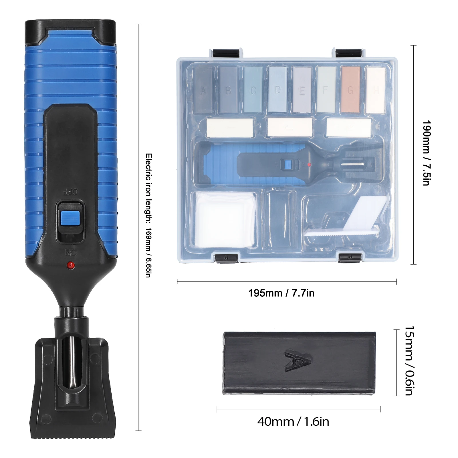 Ceramic Tile Repairing Tool /Floor Repair Set DIY Repair Tool Home Tools Repairing Crack Fill Tile Surface Repairing Tool Set thumbnail 4