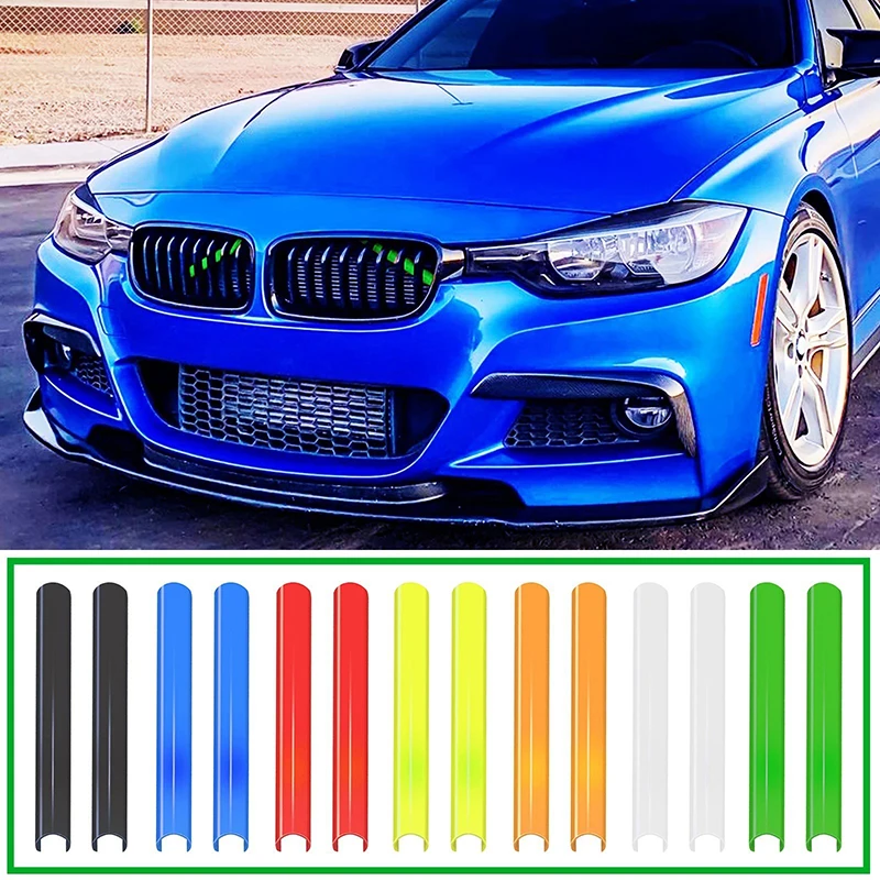 2Pcs Sport Sticker Car Front Grille Nose Trim Air Inlet Bar Strip Vent For BMW F20 F21 F22 F23 F30 F31 F32 F33 1 2 3 4 Series thumbnail 5