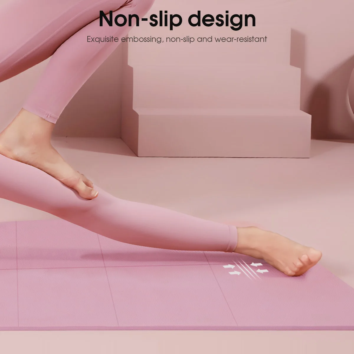 Pink Foldable Yoga Mat Eco Friendly EVA Folding Travel Fitness Exercise Mat 3/4/6mm Thicknesses for Yoga Pilates Workouts thumbnail 4