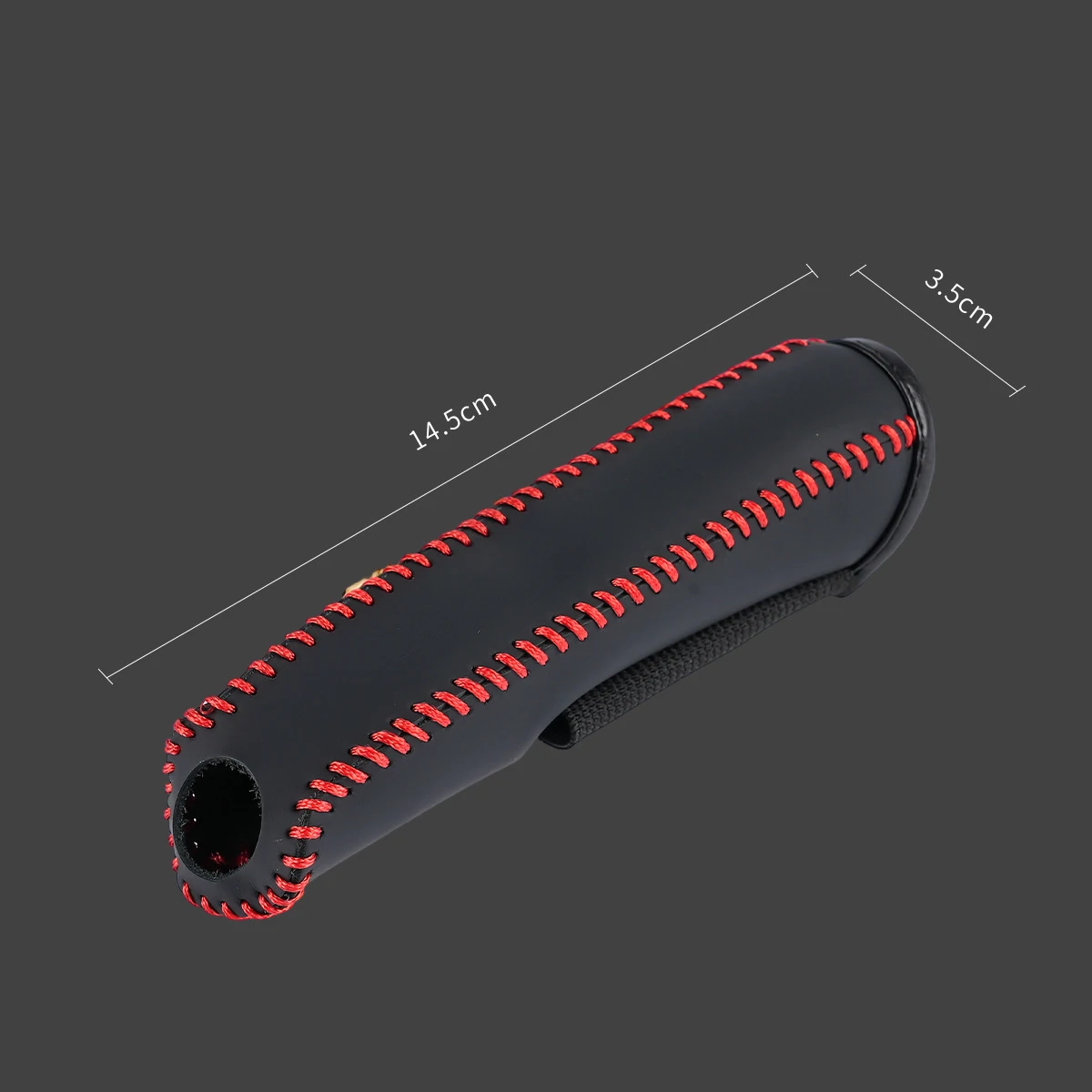 Car Leather Handbrake Cover Protective Sleeve Hand Brake Protection Car Interior Accessories thumbnail 2