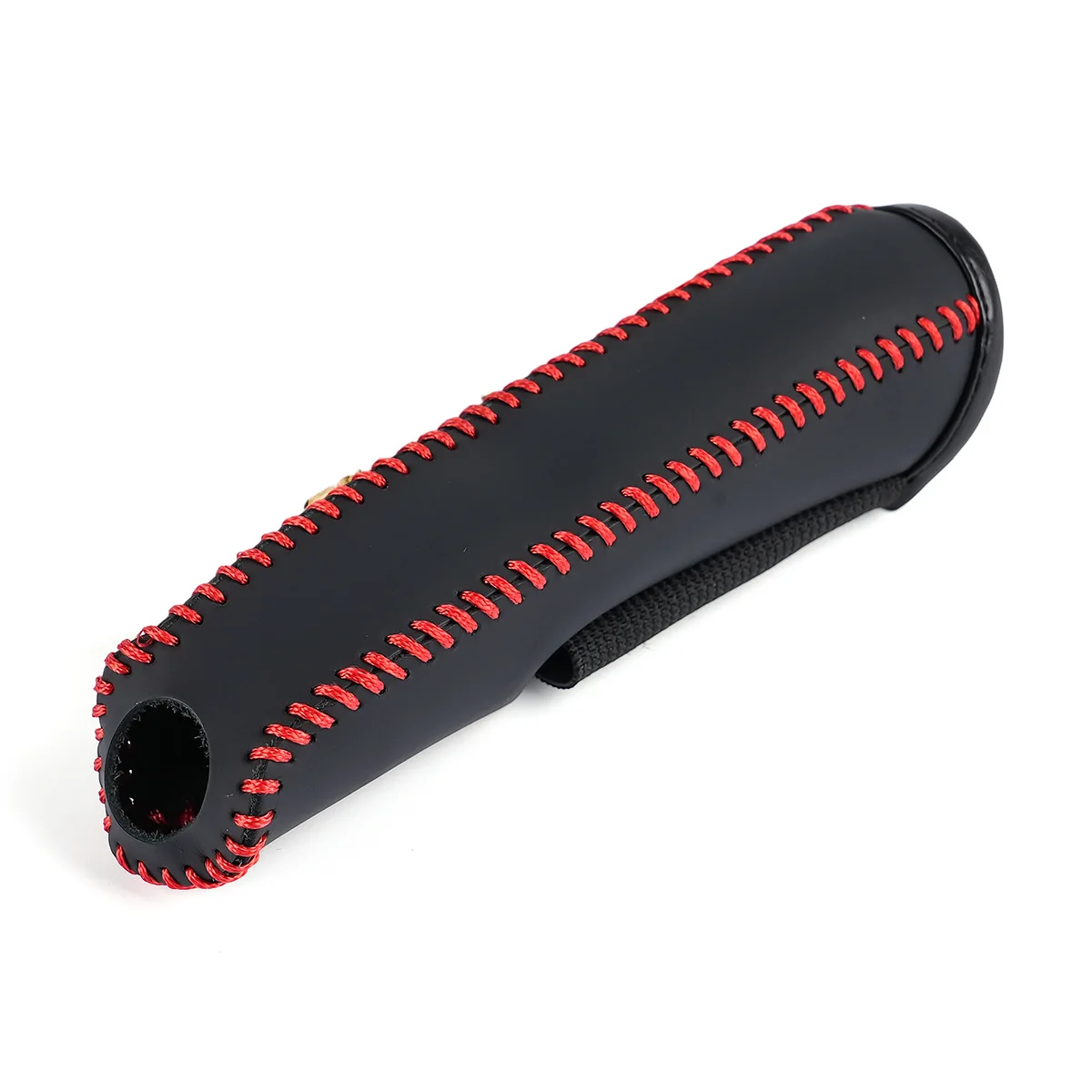 Car Leather Handbrake Cover Protective Sleeve Hand Brake Protection Car Interior Accessories thumbnail 5