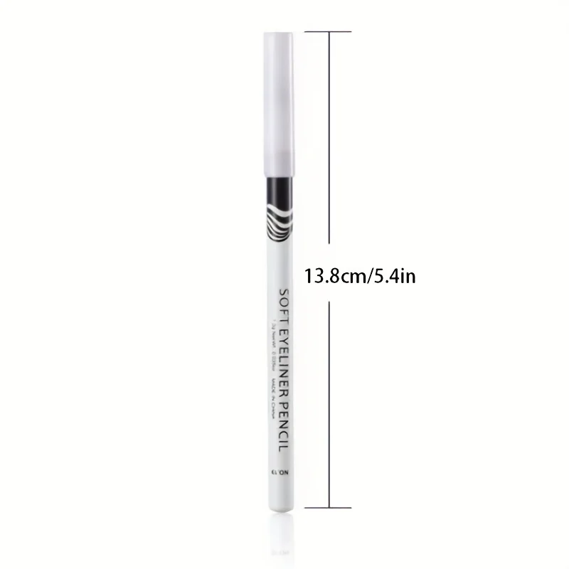 Wooden Rod White Inner Eyeliner Pen Eyelid Under Crease Pen Matte White Pen Beauty Eyeliner Easy Coloring thumbnail 6