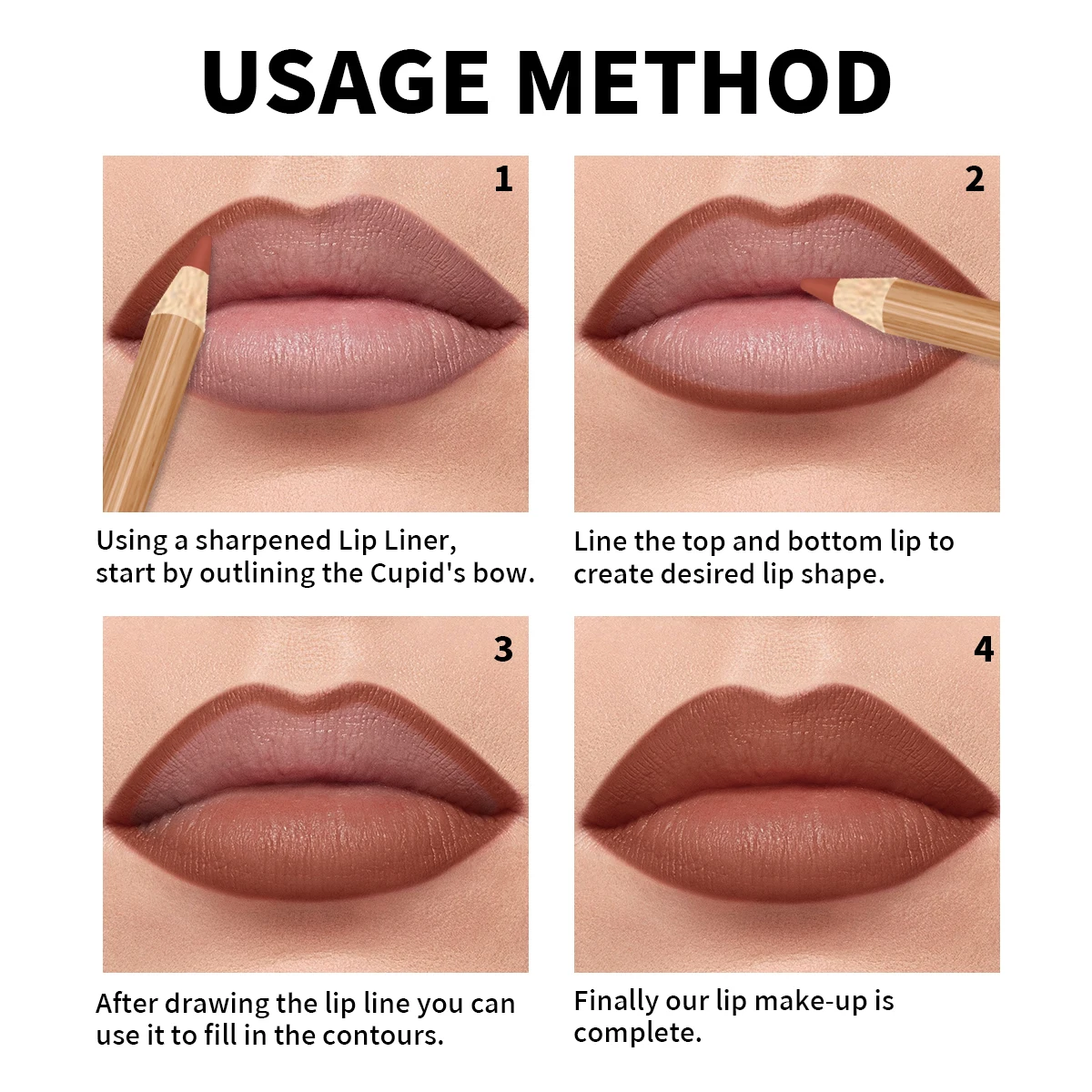 12 Matte Lip Liner Pencil Set Color Rendering Easy Makeup Waterproof Durable Lip Makeup Cosmetics Valentine's Day gift thumbnail 3