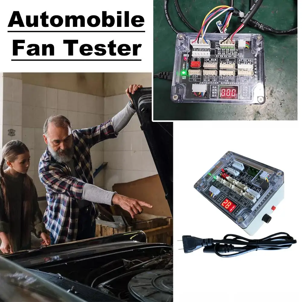 Air Conditioner Five-Wire DC Fan Tester DC Fan Drive Three-Wire Five-Wire Fan Inspection DC Motor Automotive Board Tools Re V4U9