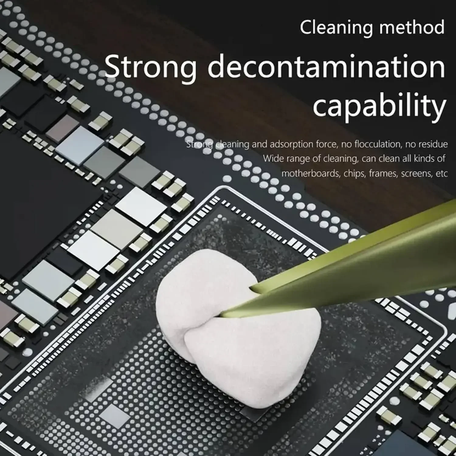 500-800PCS NC800 Nano Cleaning Sponge For Cleaning Motherboard Screen Camera PCB Soldering Flux Solder Oil Repair Cleaner Tool thumbnail 5