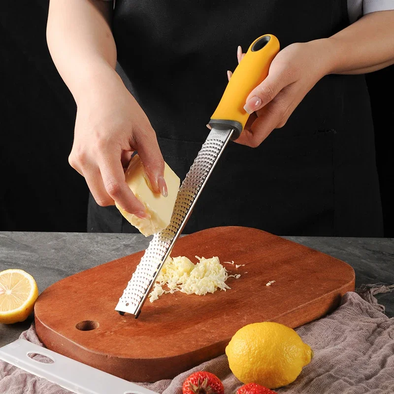With Protect Cover Chocolate Fruit Grater Slicer Four Colors Optional Kitchen Tool Stainless Steel Cheese Grater & Lemon thumbnail 3
