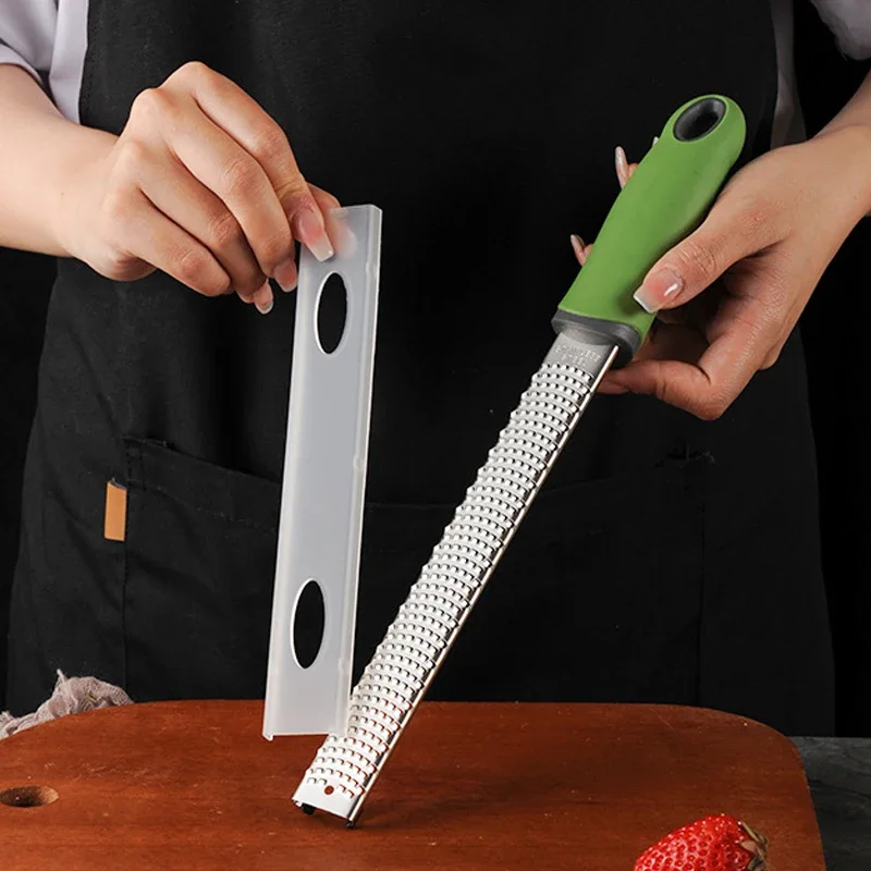 With Protect Cover Chocolate Fruit Grater Slicer Four Colors Optional Kitchen Tool Stainless Steel Cheese Grater & Lemon thumbnail 2