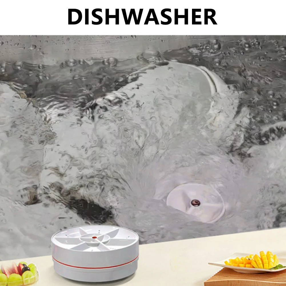 Mini Turbo Dishwasher Detachable Portable Ultrasonic Dish Washer Cordless Sink Dishwasher Household Sink Dishwasher for Home Use thumbnail 3