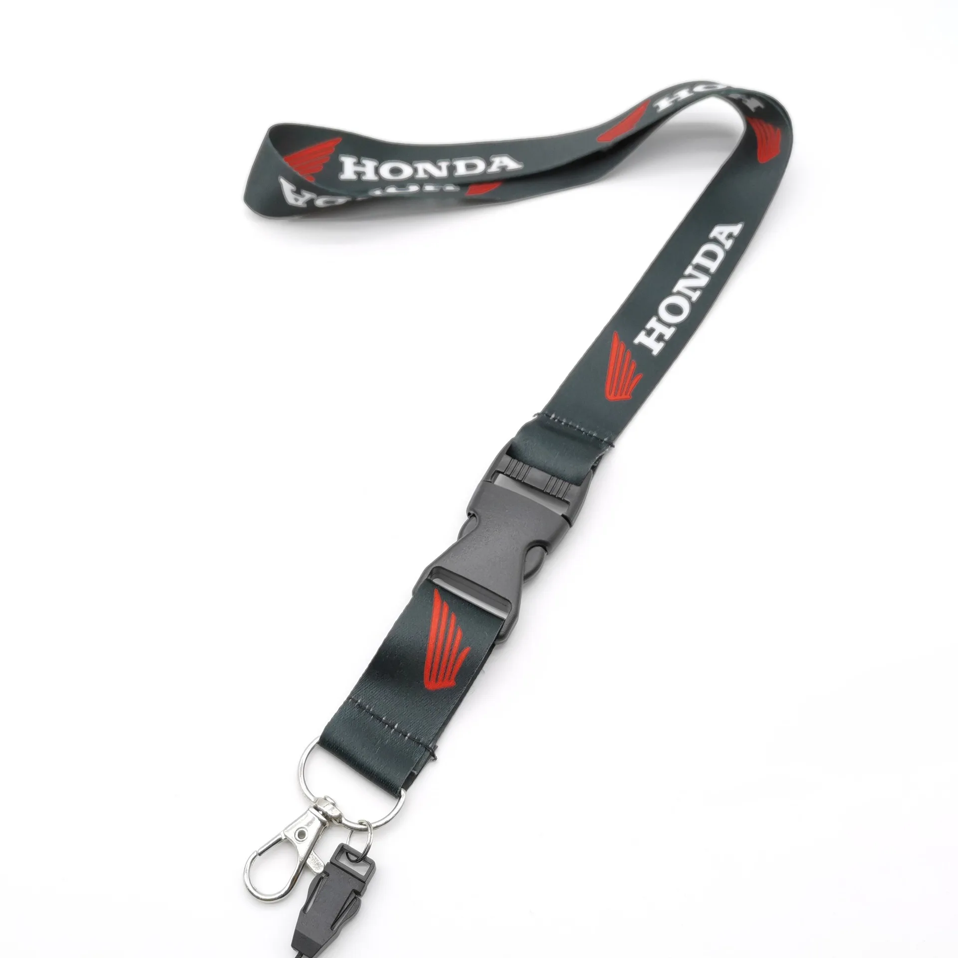 Motorcycle Lanyard For Honda CB400 CB650 FCBF CBR25ORR CRF SH3O0 NC75O Nylon Neck halter Work Card Hanging Rope Key Keychain thumbnail 3