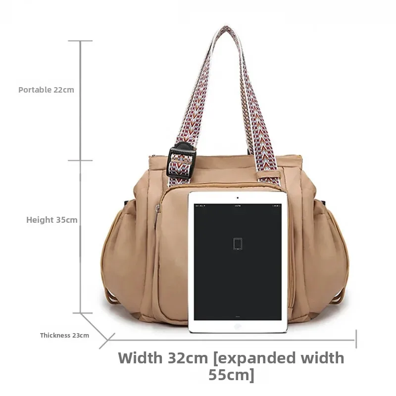 3-in-1 Mommy Bag Baby Diaper Bags Multifunctional Women's Tote Backpack Travel Duffel Airport Bags Foldable Gym Bag thumbnail 5